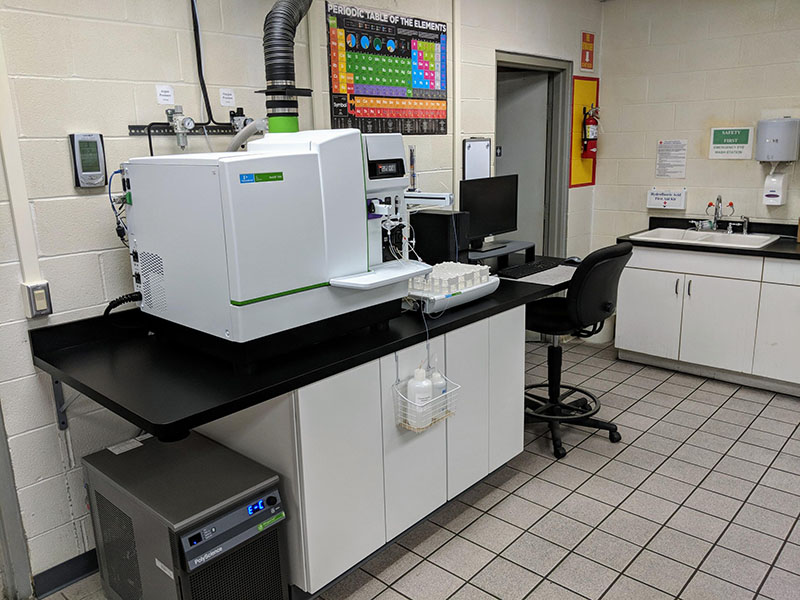 Shown: The Hermitage, PA corporate laboratory is a highly-equipped quality control analytical  laboratory which also serves as a heat transfer fluid testing facility for the INTERCOOL® product line.